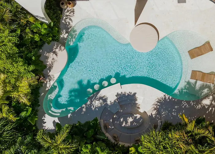 ヴィラ Seminyak 6br Tropical With Huge Curvy Pool *
