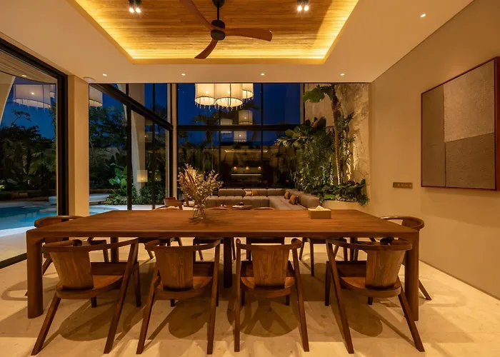 ヴィラ Seminyak 6br Tropical With Huge Curvy Pool チャングー