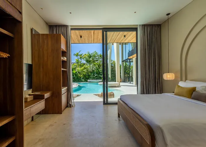 Seminyak 6br Tropical With Huge Curvy Pool ヴィラ チャングー