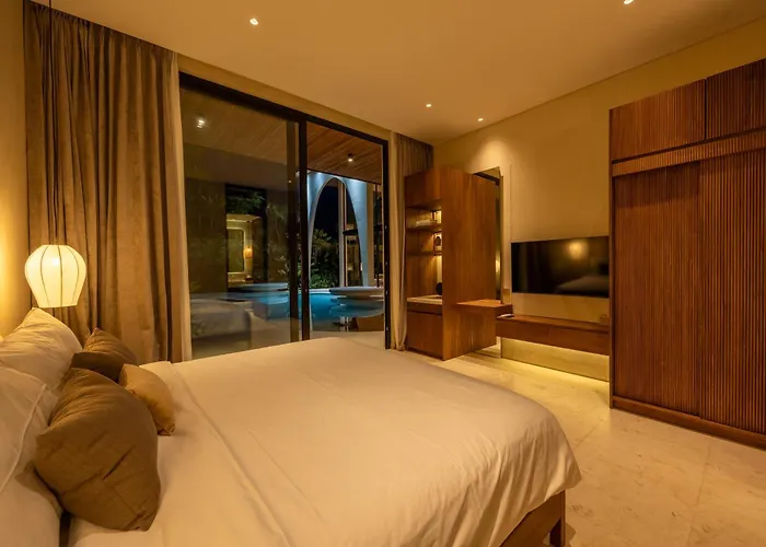 ヴィラ Seminyak 6br Tropical With Huge Curvy Pool