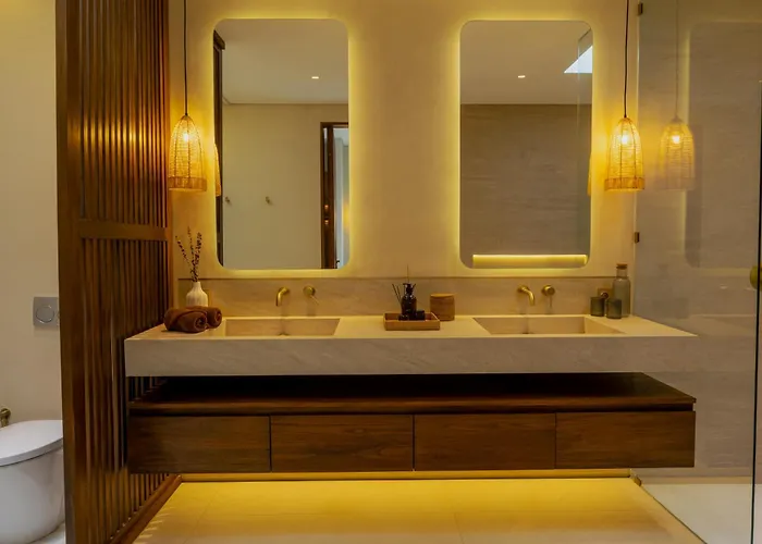 ヴィラ Seminyak 6br Tropical With Huge Curvy Pool