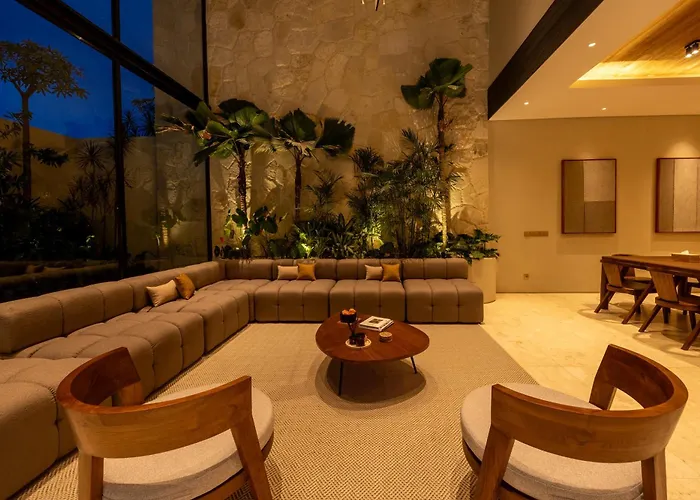 ヴィラ Seminyak 6br Tropical With Huge Curvy Pool チャングー